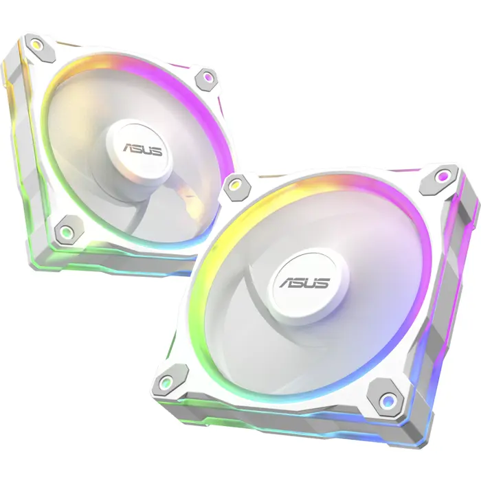 ASUS Prime MR120 ARGB Fan, case fan white, 3-pack, 120 mm