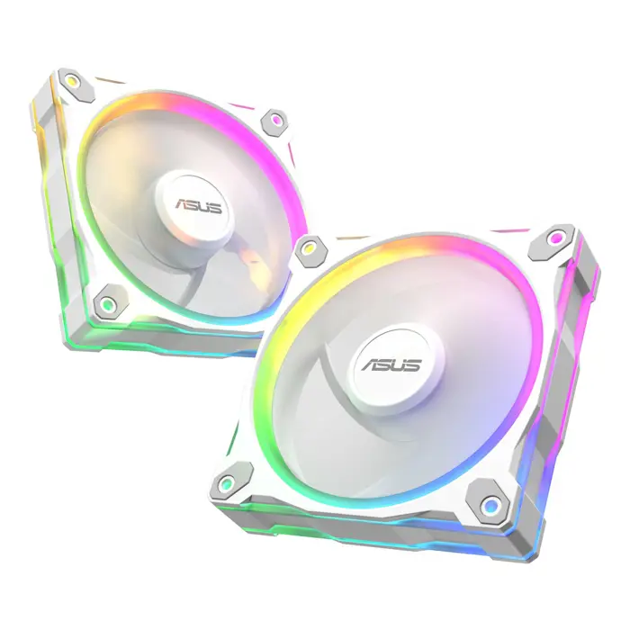 ASUS Prime MR120 Fan ARGB Reverse White Computer case 12 cm