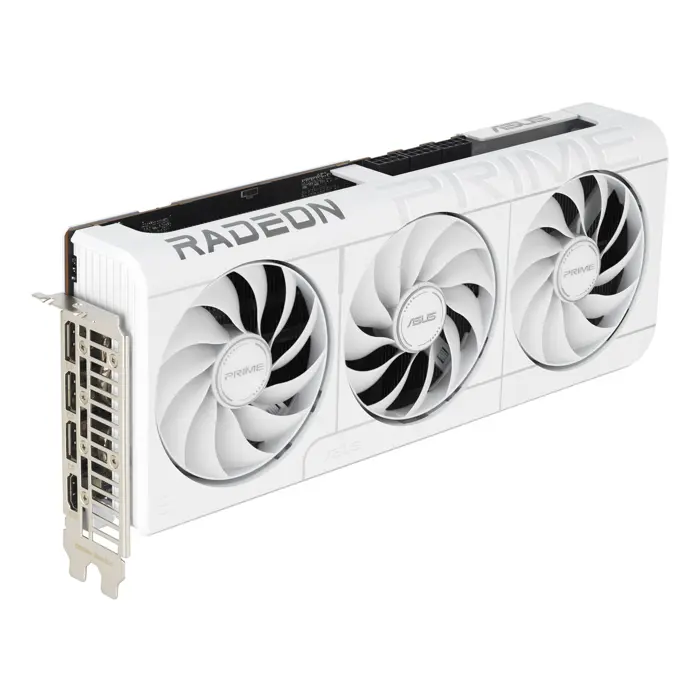 ASUS Prime -RX9070XT-O16G-WHITE AMD Radeon RX 9070 XT 16 GB GDDR6