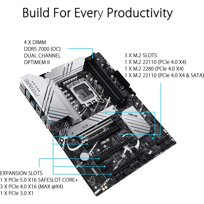 Asus PRIME Z790-P, Motherboard - 1700