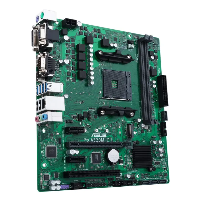 ASUS PRO A520M-C II/CSM AMD A520 Socket AM4 micro ATX