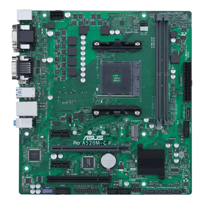 ASUS PRO A520M-C II/CSM AMD A520 Socket AM4 micro ATX