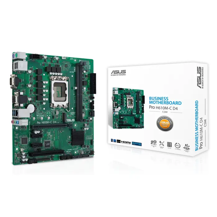 ASUS PRO H610M-C D4-CSM Intel H610 LGA 1700 micro ATX