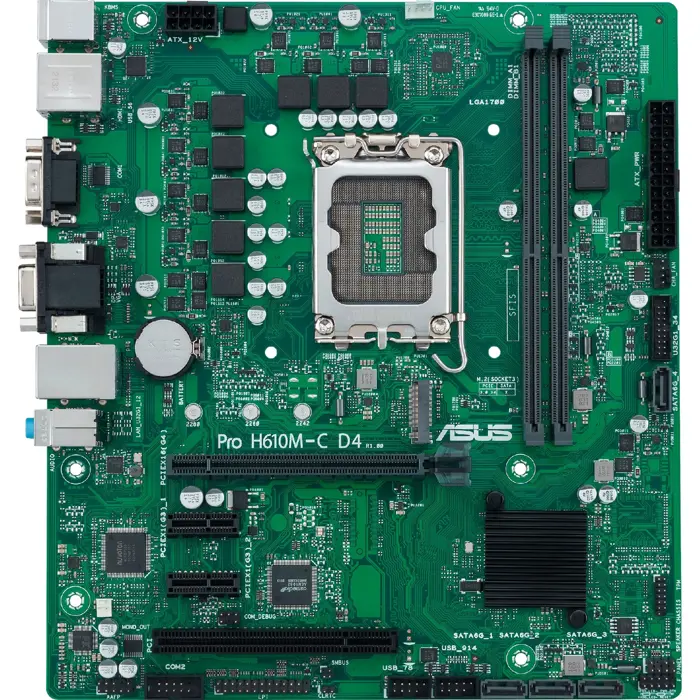 ASUS PRO H610M-C D4-CSM - Socket 1700 - motherboard