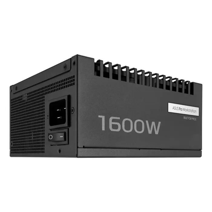 ASUS Pro WS 1600W Platinum power supply unit 20+4 pin ATX ATX Black