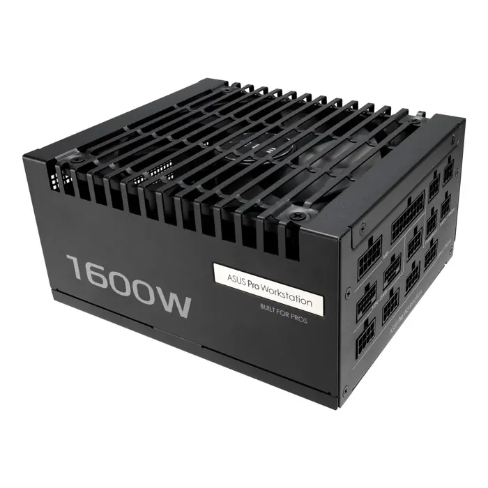 ASUS Pro WS 1600W Platinum power supply unit 20+4 pin ATX ATX Black