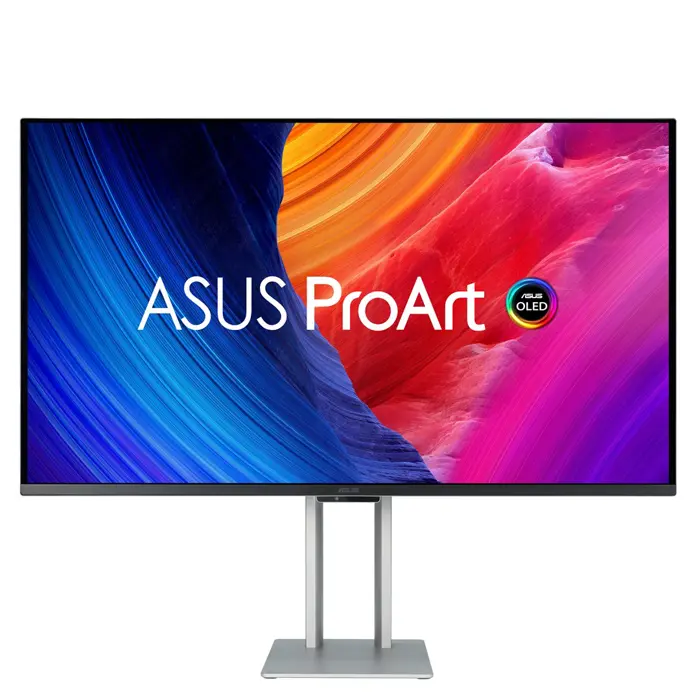 ASUS ProArt OLED PA32UCDM computer monitor 80 cm (31.5") 3840 x 2160 pixels 4K Ultra HD QD-OLED Silver