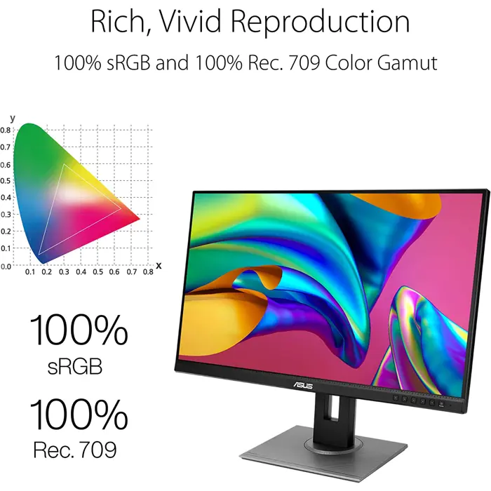 Asus ProArt PA278QV - 27 - LED, QHD, IPS, Pro Palette, grey, 90LM05L1-B03370