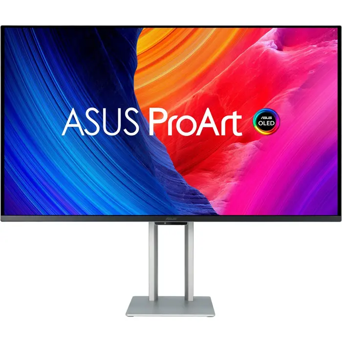 ASUS ProArt PA32UCDM, OLED monitor - 31.5 - silver, UltraHD/4K, Thunderbolt 4, USB hub, 240Hz panel