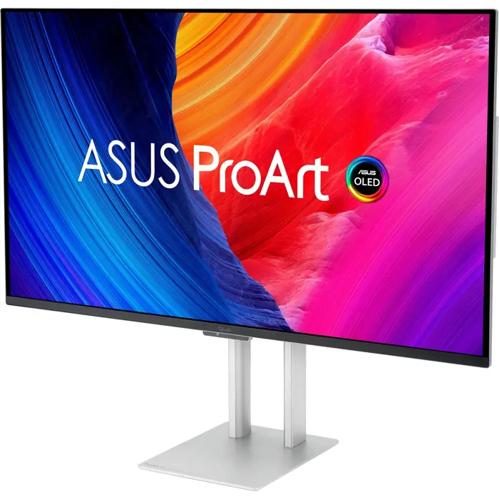 ASUS ProArt PA32UCDM, OLED monitor - 31.5 - silver, UltraHD/4K, Thunderbolt 4, USB hub, 240Hz panel