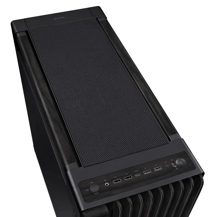 ASUS ProArt PA602 Wood Edition – Metal Panel Midi Tower Black