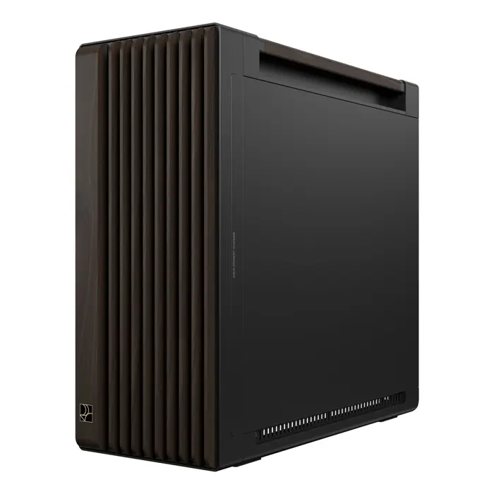 ASUS ProArt PA602 Wood Edition Modern Black - Metal Panel Midi Tower Black, Wood