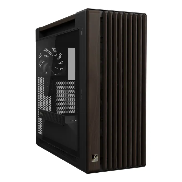 ASUS ProArt PA602 Wood Edition Modern Black - Tempered Glass Panel Midi Tower Black, Wood