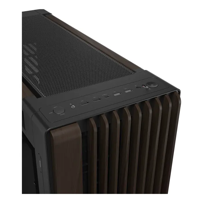 ASUS ProArt PA602 Wood Edition Modern Black - Tempered Glass Panel Midi Tower Black, Wood