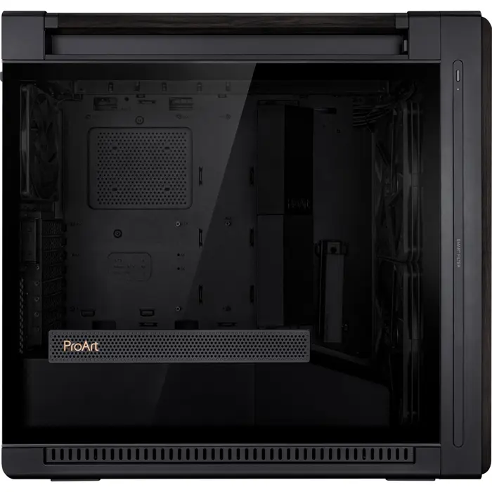 ASUS PROART PA602 WOOD EDITION, tower case black, tempered glass