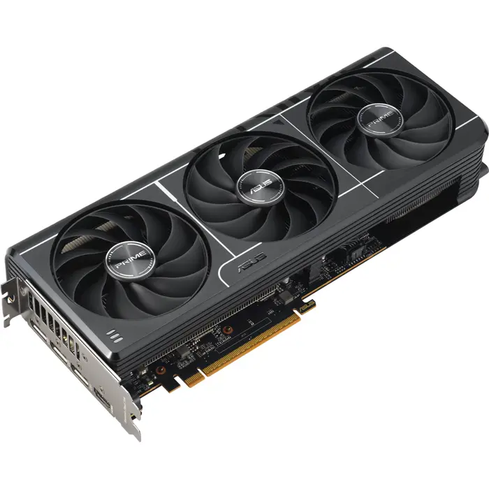 ASUS Radeon RX 9070 OC PRIME EVO Edition 16GB, graphics card grey, RDNA4, GDDR6, 3x DisplayPort, 1x HDMI