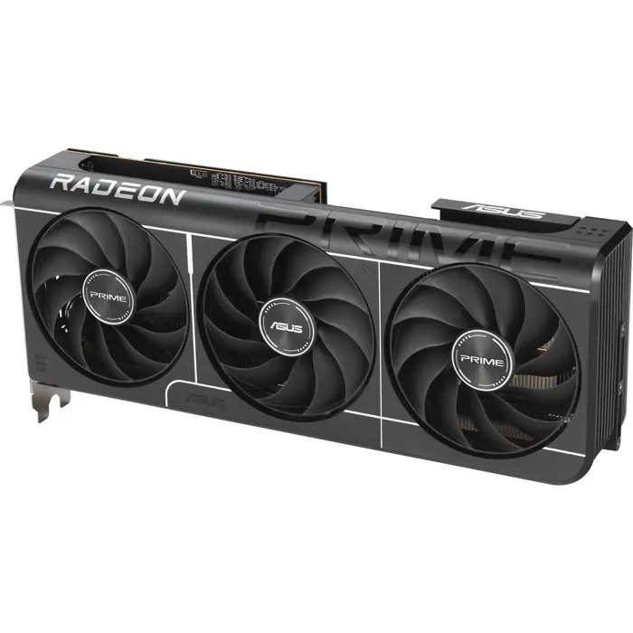 ASUS Radeon RX 9070 OC PRIME EVO Edition 16GB, graphics card grey, RDNA4, GDDR6, 3x DisplayPort, 1x HDMI