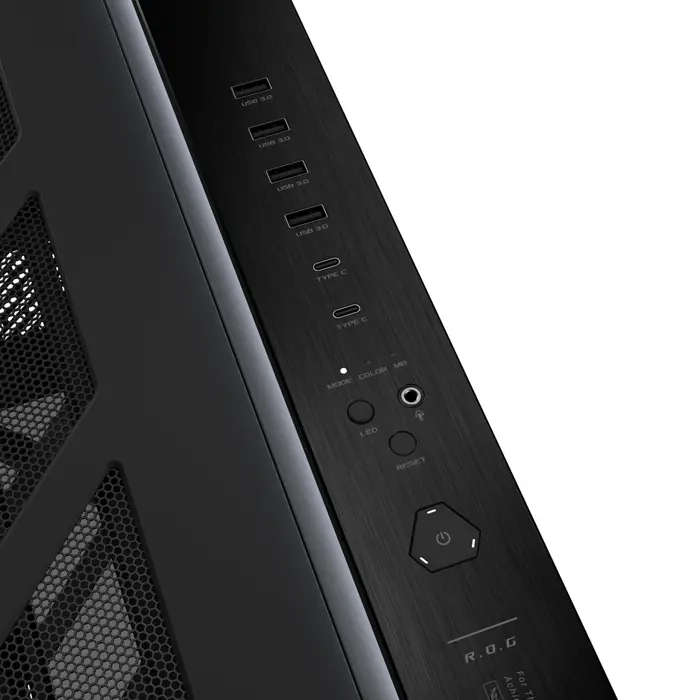 ASUS ROG CRONOX GR801 CURVE TG ARGB BLACK Midi Tower