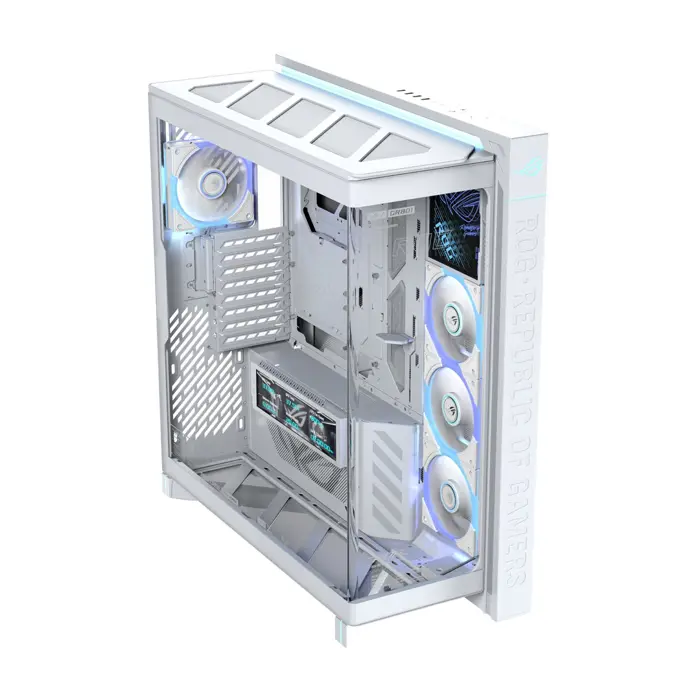 ASUS ROG CRONOX GR801 CURVE TG ARGB WHITE Midi Tower