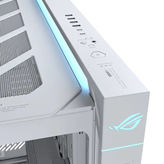 ASUS ROG CRONOX GR801 CURVE TG ARGB WHITE Midi Tower