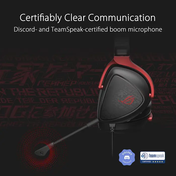 ASUS ROG Delta S Core, gaming headset (black/red, 3.5 mm jack)