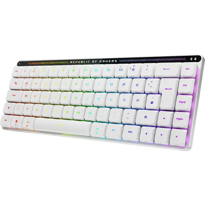 Asus ROG Falchion RX (white, DE layout, ROG RX Red)