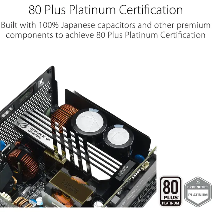 ASUS ROG Loki 850W Platinum, PC power supply (black, 4x PCIe, cable management, 850 watts)