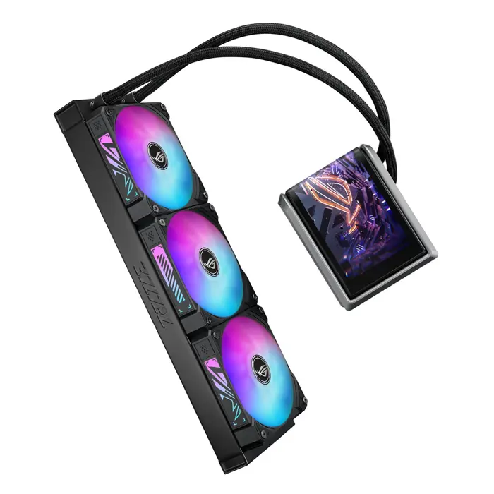 Asus ROG RYUO IV 360 ARGB - all-in-one water cooling, 12 cm (black)