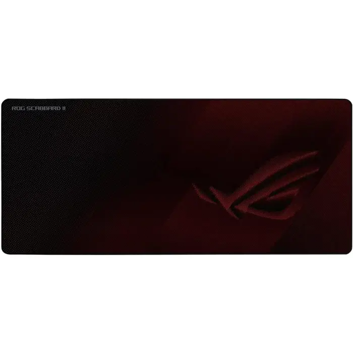 ASUS ROG Scabbard II Gaming Mouse Pad (black/dark red)