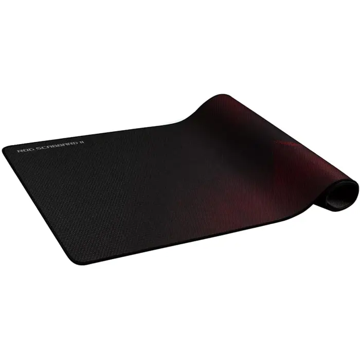 ASUS ROG Scabbard II Gaming Mouse Pad (black/dark red)