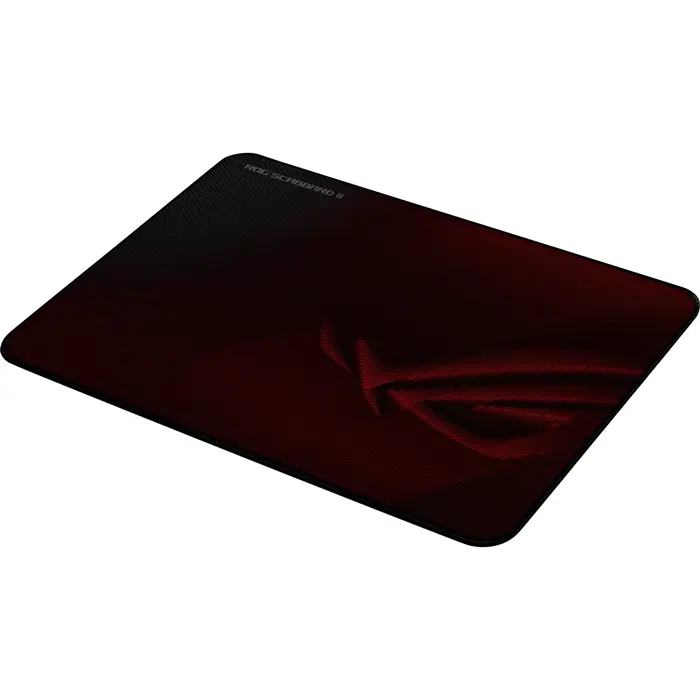 ASUS ROG Scabbard II Gaming Mouse Pad (Black/Dark Red)