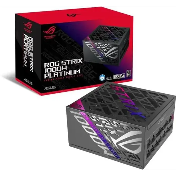ASUS ROG Strix 1000P Platinum, 80 PLUS Platinum napajanje, modular, PCIe 5.1 - 1000 Watt-90YE00W1-B0NA00