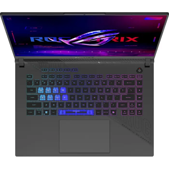 Asus ROG Strix G16 (G614PR-RV164W) (gray, AMD Ryzen 9 8940HX, NVIDIA GeForce RTX 5070 Ti, 16 GB DDR5, 512 GB (512 GB SSD), Windows 11 Home) - German - DE Layout
