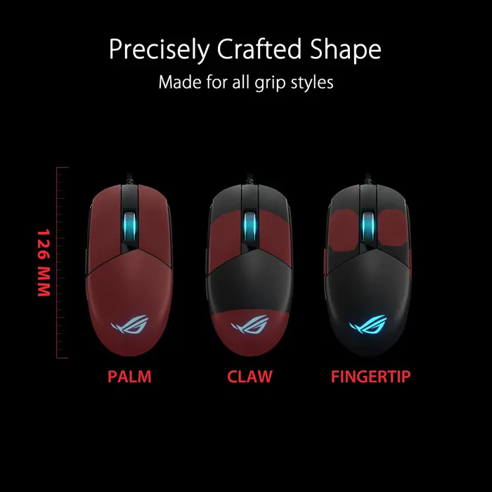 ASUS ROG Strix Impact III Gaming Mouse (Black)