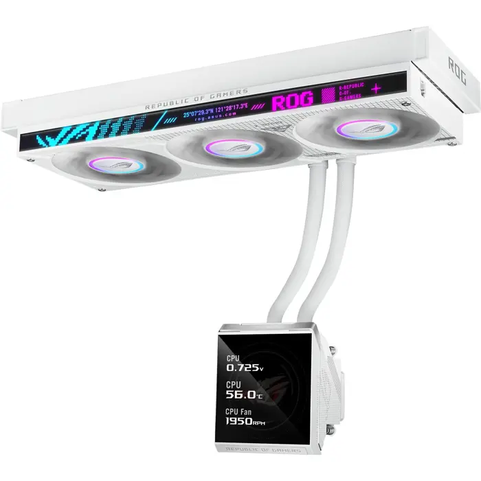 Asus ROG Strix SLC IV 360 ARGB LCD (white, White Edition)