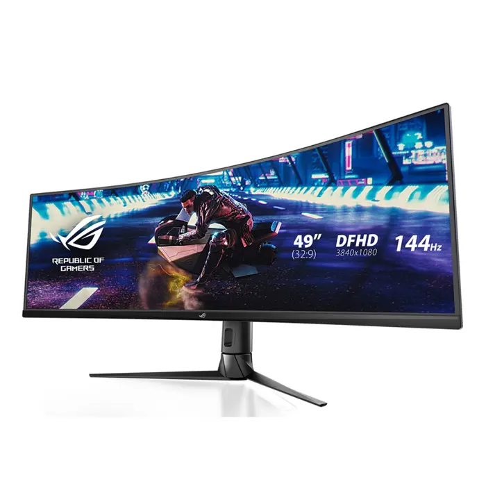 ASUS ROG Strix XG49VQ, 124.46 cm (49"), 144Hz, FreeSync 2, VA - DP, HDMI