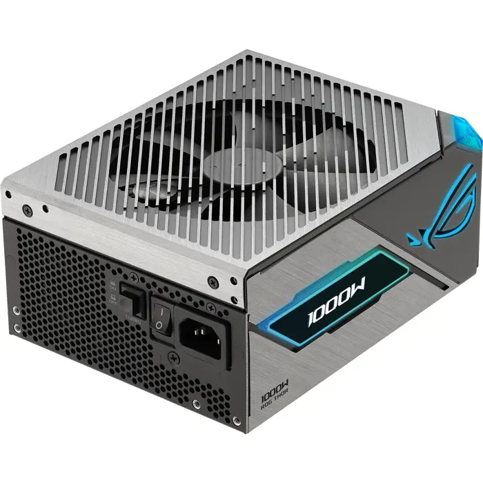 ASUS ROG Thor 1000W Platinum III, PC power supply black, 1x 12 pin high power GPU, 4x PCIe, cable management, 1000 watts
