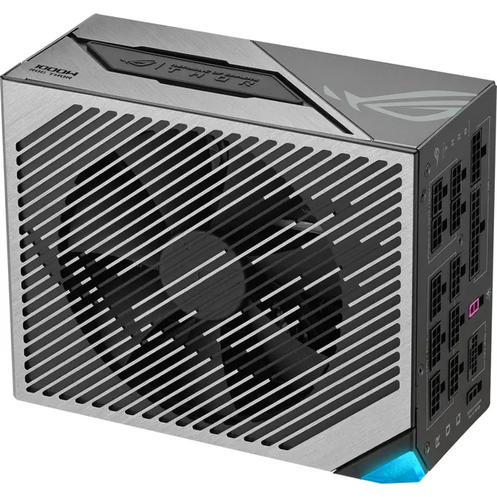 ASUS ROG Thor 1000W Platinum III, PC power supply black, 1x 12 pin high power GPU, 4x PCIe, cable management, 1000 watts