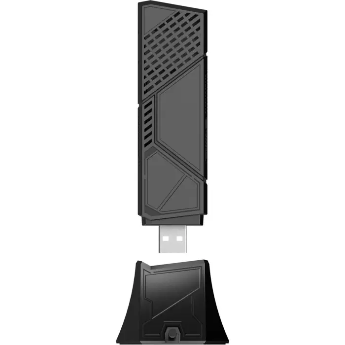 ASUS ROG USB-BE92 BE6500 Tri-Band, LAN adapter anthracite