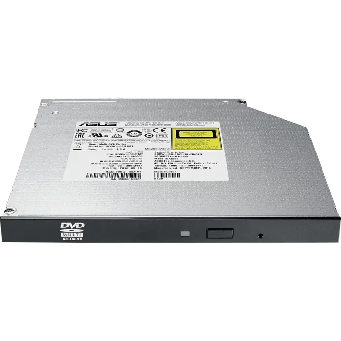 ASUS SDRW-08U1MT - SATA - Slim - DVD-RW