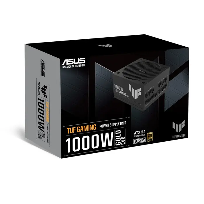 ASUS TUF Gaming 1000W Gold EVO power supply unit 20+4 pin ATX ATX Black
