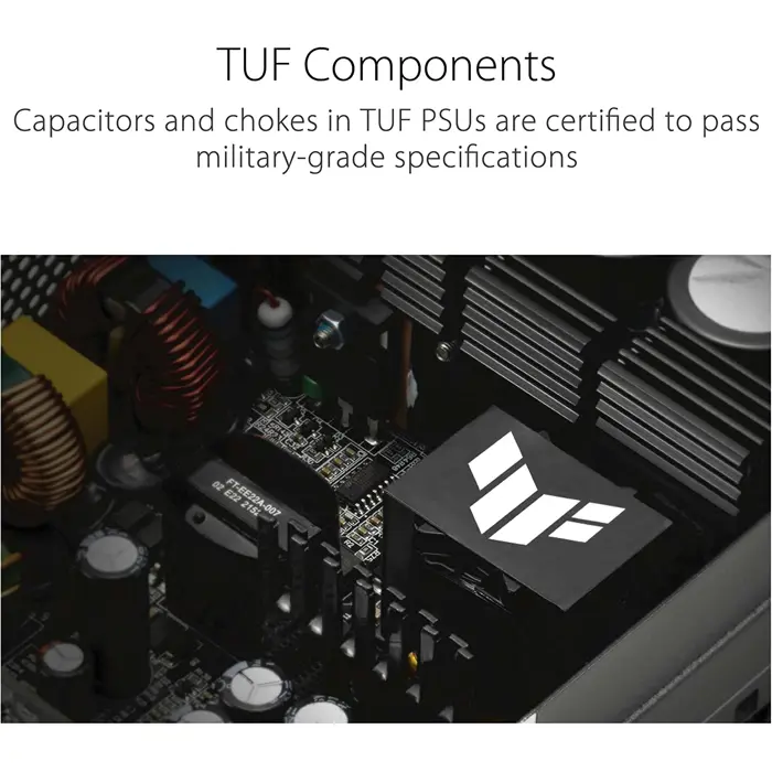 ASUS TUF Gaming 1000W Gold, PC power supply (black, 5x PCIe, cable management, 1000 watts)