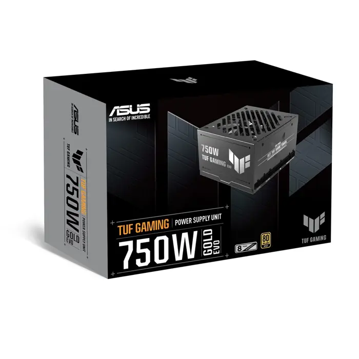 ASUS TUF-GAMING-750G-EVO power supply unit 750 W 20+4 pin ATX ATX Black