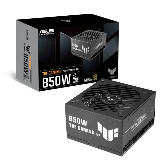 ASUS TUF-GAMING-850G-EVO power supply unit 850 W 20+4 pin ATX ATX Black
