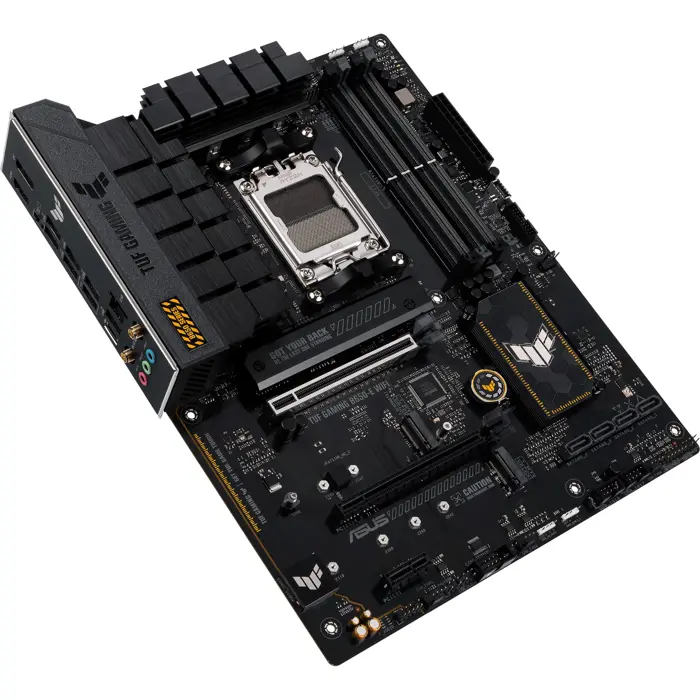ASUS TUF GAMING B650-E WIFI - Socket AM5 - motherboard (black/light orange)