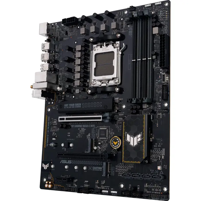 ASUS TUF GAMING B650-E WIFI - Socket AM5 - motherboard (black/light orange)