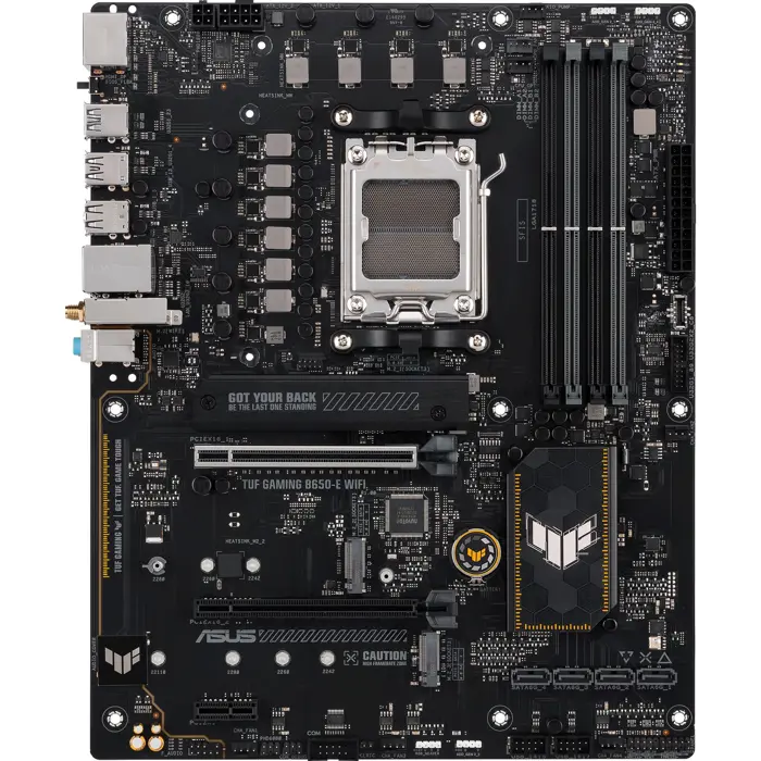 ASUS TUF GAMING B650-E WIFI - Socket AM5 - motherboard (black/light orange)