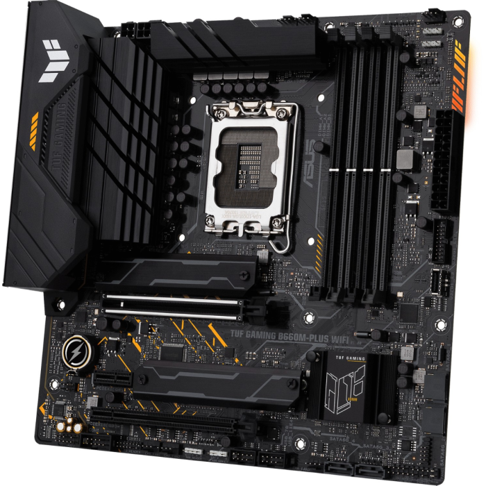 ASUS TUF GAMING B660M-PLUS WIFI, DDR5, SATA3, USB3.2Gen2x2, DP, WiFi, LGA1700 mATX