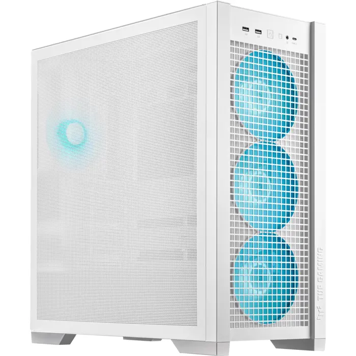 ASUS TUF GAMING GT302 ARGB, tower case (white, tempered glass)