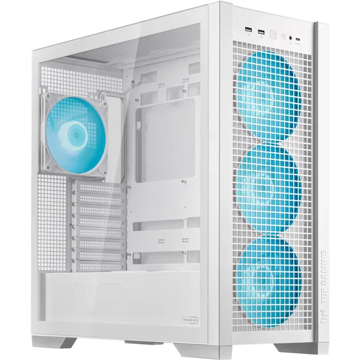 ASUS TUF GAMING GT302 ARGB, tower case (white, tempered glass)